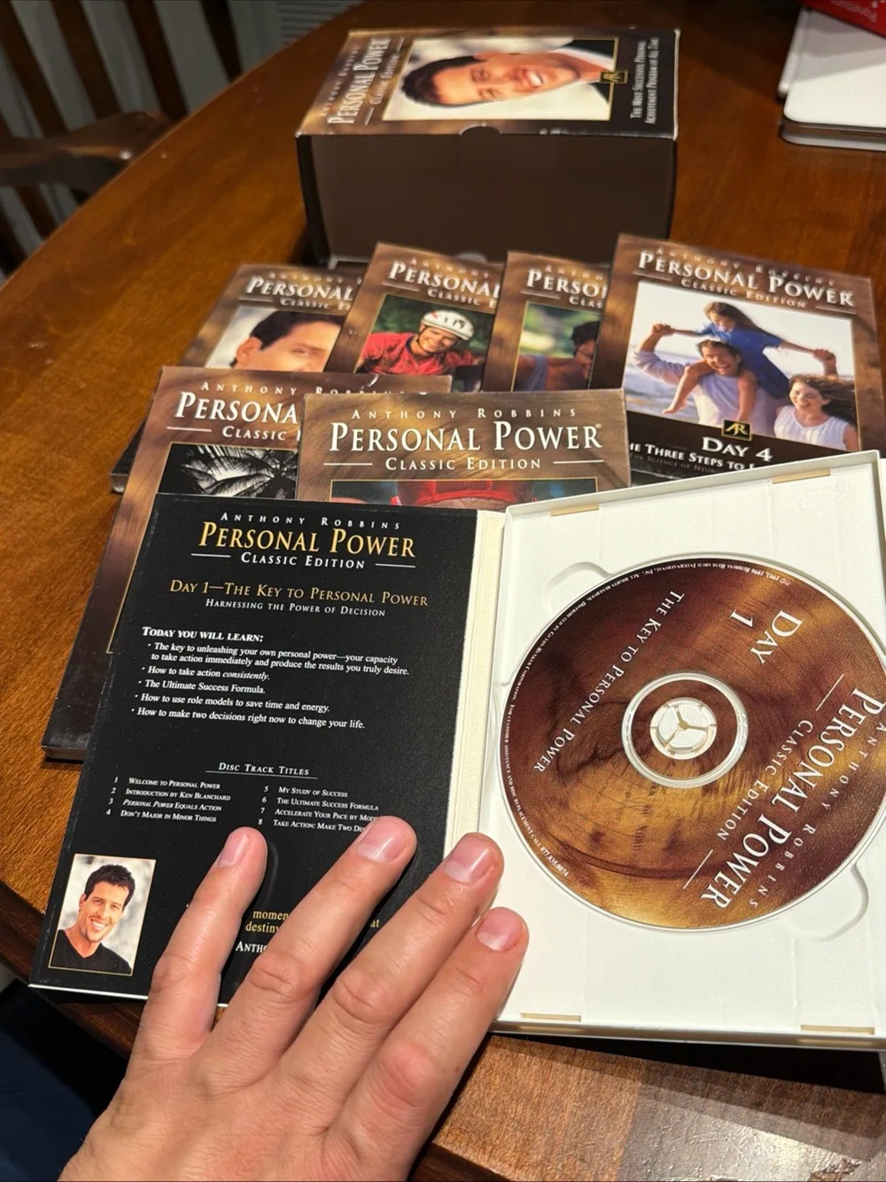 Personal Power Classic Edition 7 Day Audio CD Anthony Tony Robbins Set 1996